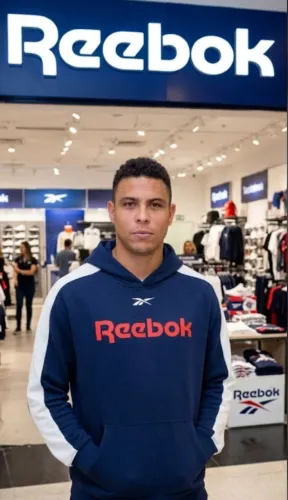 Agasalho Masculino Reebok Azulmarinho - Novo - ORIGINAL - Tamanho G