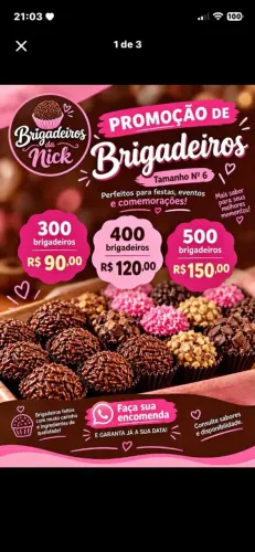 Promoção de salgados