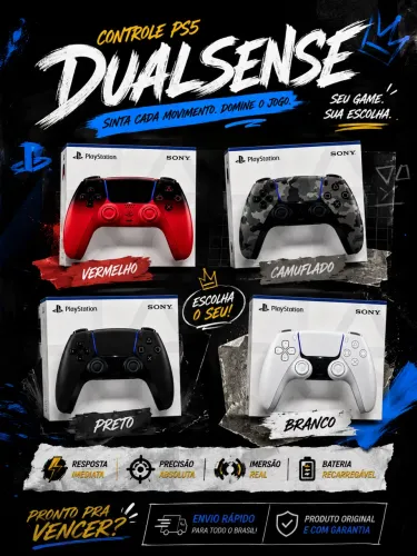 CONTROLE PS5 NOVO