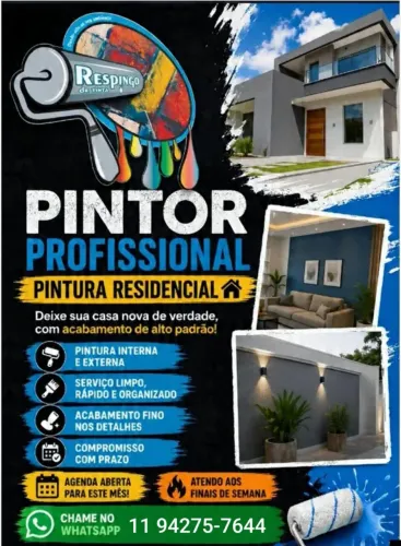 Pintor profissional pintura e reparos residencial faça o seu orçamento 