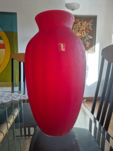 LINDO VASO DE MURANO 37CM