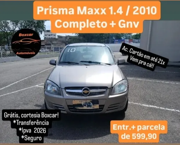 Chevrolet Prisma Sed. Maxx/ LT 1.4 8V Econof. 4P 2010