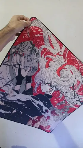 Mousepad Speed Abyys Gaming Crimson Remains