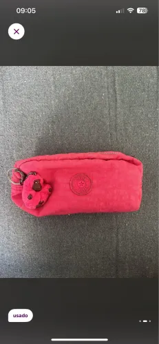 Estojo kipling rosa pink
