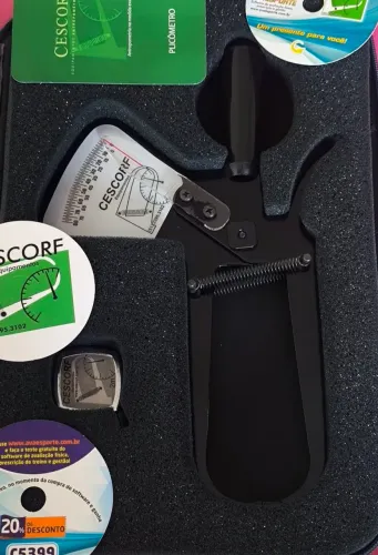 Adipômetro + fita métrica - CESCORF (Estado de Novo)
