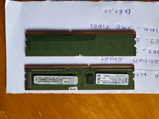 2X GB memória DDR3