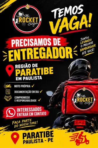 Vaga para entregador