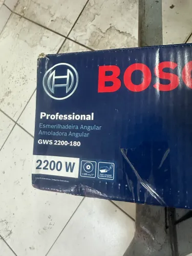 Esmerilhadeira 7?- Nunca usada Bosch Gws 2200-180 Vulcano 2200w