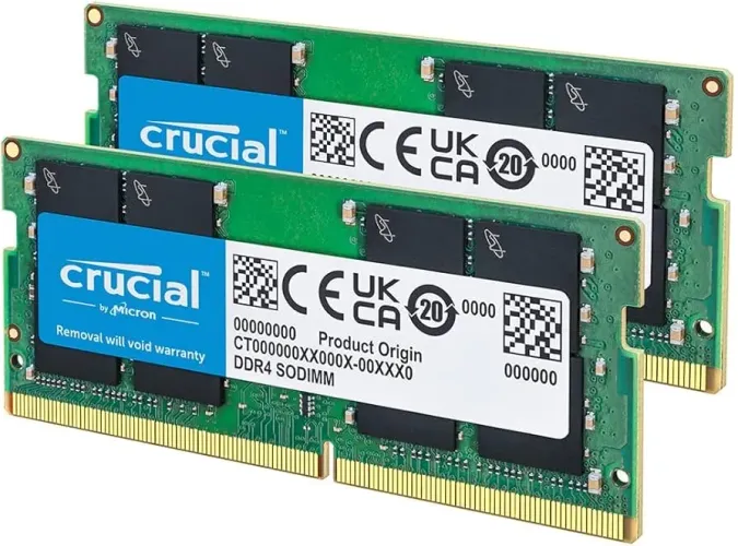 Memória DDR4 Crucial 32GB 3200MHz (kit 16x2)