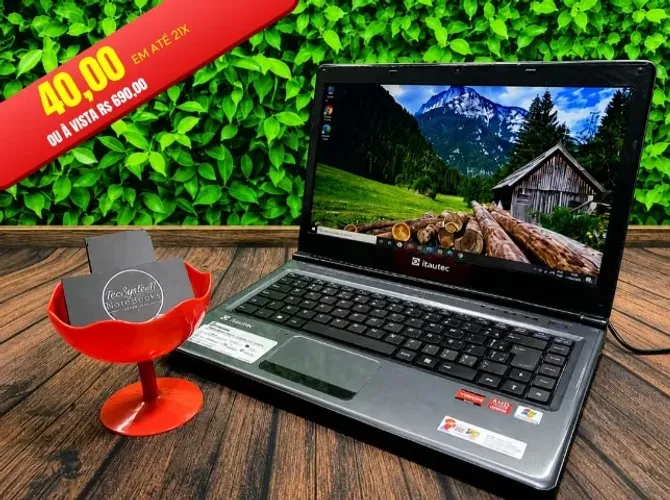 Notebook ITAUTEC NOTE A7520/A7420 4GB RAM 120GB SSD