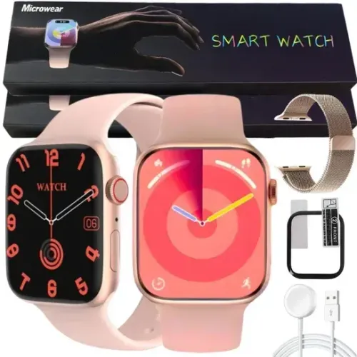 Relógio Inteligente Smartwatch W29S Série 9 Tela 2.0 Bluetooth GPS NFC modelo 2026