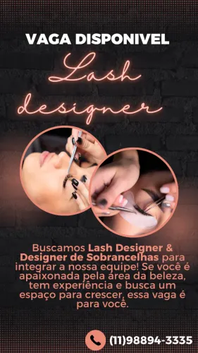Vaga Lash design sobrancelhas