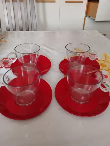 Kit de xícara de policarbonato da Tupperware 