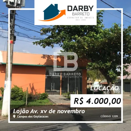 Alugo Lojão na Av. 15 de novembro