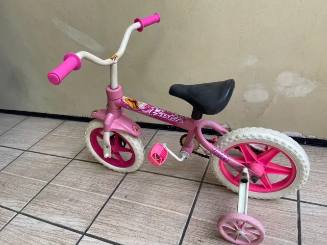Bicicleta Infantil aro 12 - Barbie