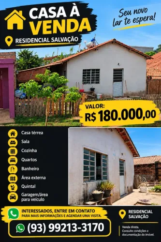 Casa a venda no Residencial Salvação