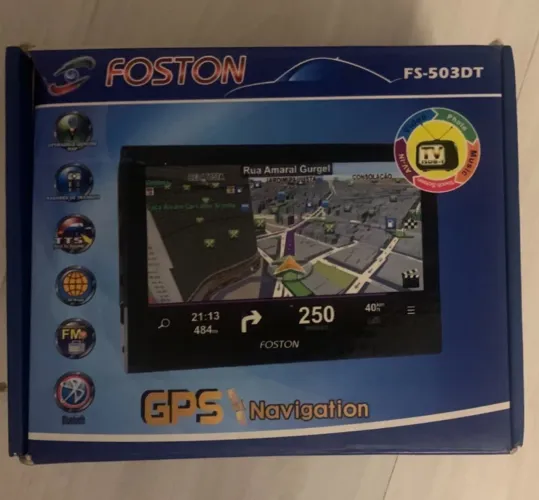 gps foston fs-503dt 5 polegadas