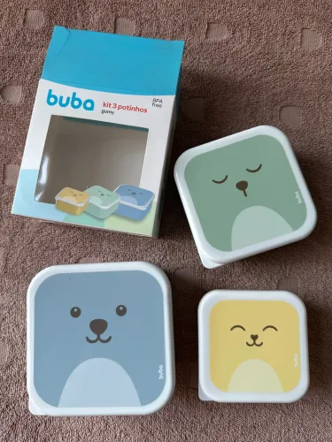 Pote Buba kit 3 potinhos Gumy