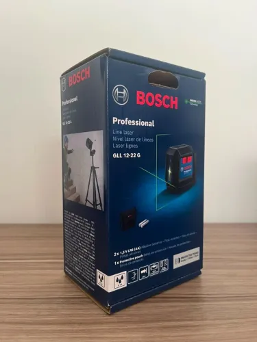 Bosch Nível a Laser verde GLL 12-22 G, 12m suporte giratório