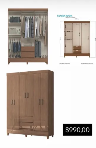 Guarda roupa casal