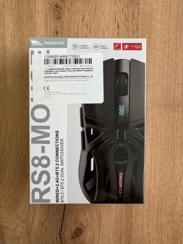 Mouse Gamer SmailWolf RS8 Bluetooth + USB Recarregável | Silencioso e Ergonômico