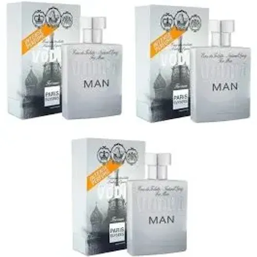 Kit com 3 perfumes vodka man