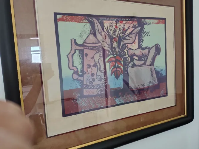 Obra arte Ferro da vovó Gravura 17/120 Yara tupinambá 