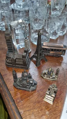 Conjunto miniaturas europeias