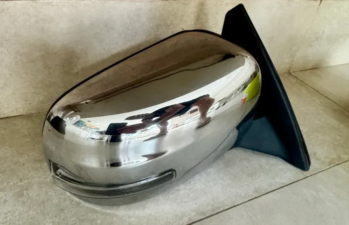 Retrovisor com pisca cromado L200 