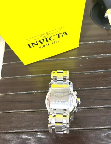 Relógio Invicta pro driver prata original 