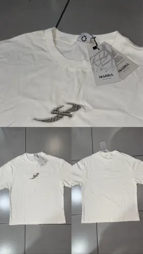 Camisa Barra Crew ? B garça ? Off White