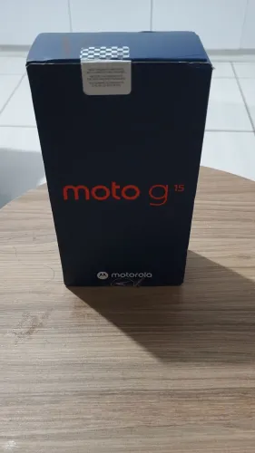 Moto G15 256gbs completo na caixa 