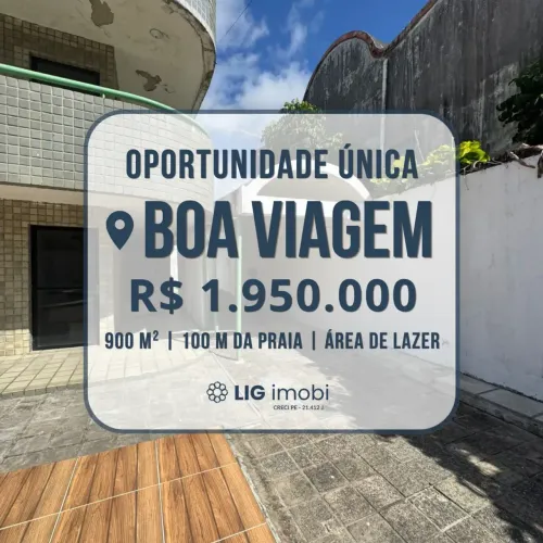 Oportunidade para Venda! Em Boa Viagem! | 100 metros do mar com espaço de sobra e conforto