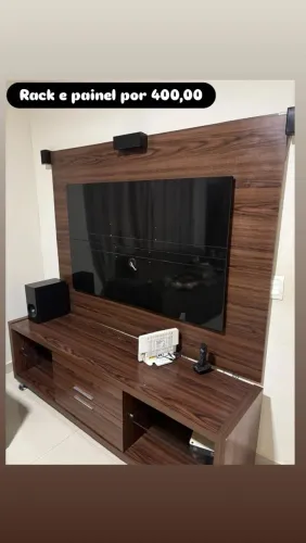 Rack com painel