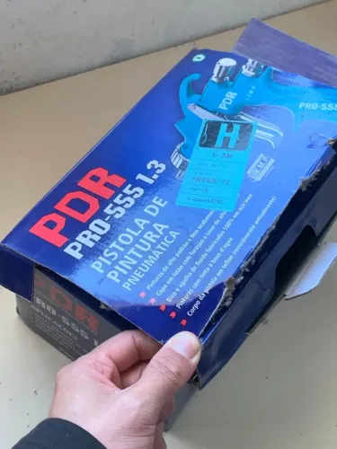 Pistola de Gravidade LDR2 Pro-555 PDR 600mL Azul Sistema LVLP