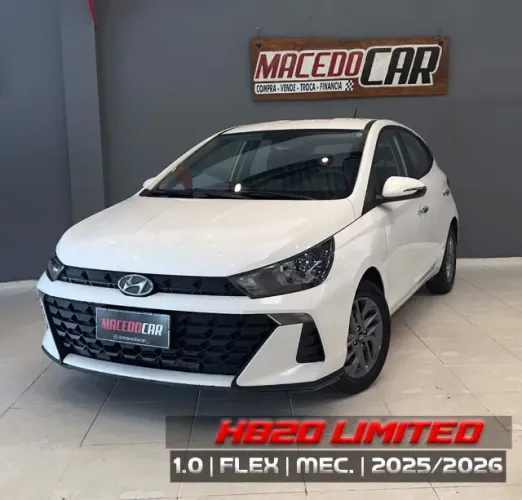Hyundai HB20 Limited 1.0 Flex 12V Mec. 2026