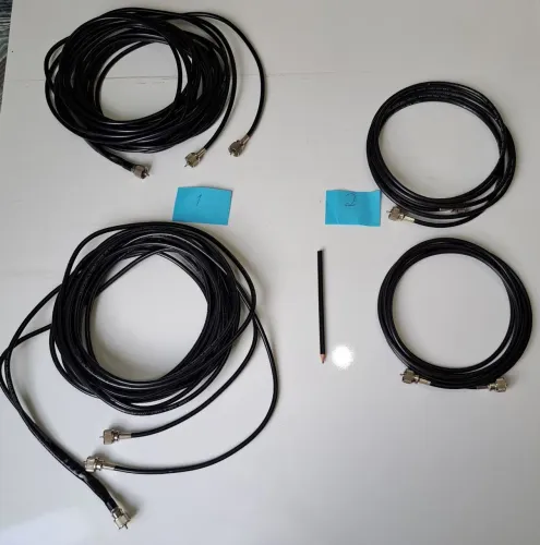 Cabos Coaxiais Tandy Wire & Cable RG-59/U - RG-8/U RadioShack EUA