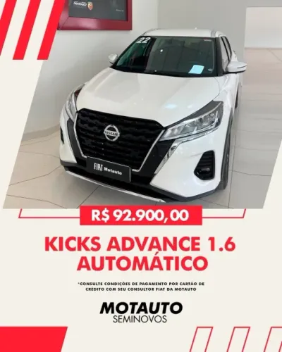 Nissan Kicks Advance 1.6 16V Flex AUT 2022