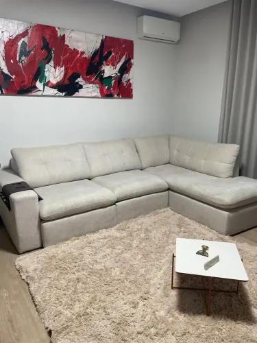 Sofá de canto retrátil