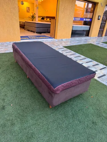 Cama de Solteiro com colchão SEMINOVO