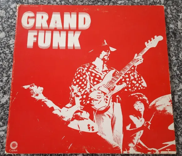 Lp Grand Funk Railroad - imp. Ed. Capitol 1969 - ótimo estado 
