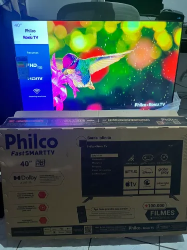 Smart TV 40 Nova 1 Ano garantia Philco Nunca usada