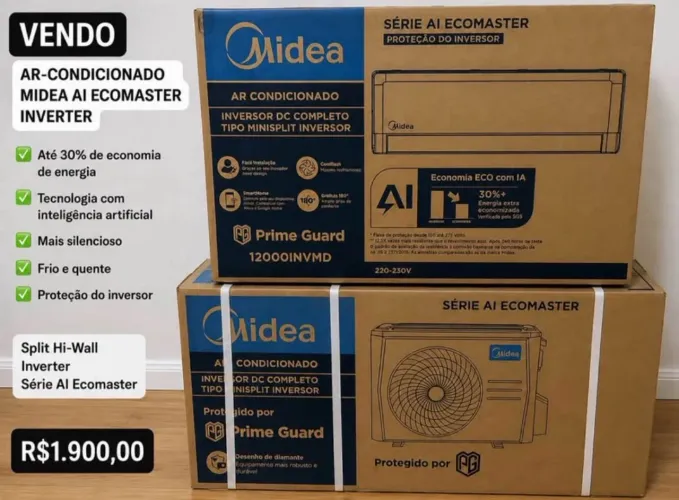 Ar condicionado midea AI ecomaster inverter