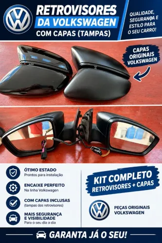 Retrovisores Volkswagen com capas