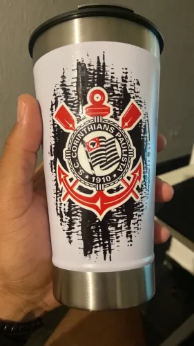 Copo térmico 473ml - Corinthians 