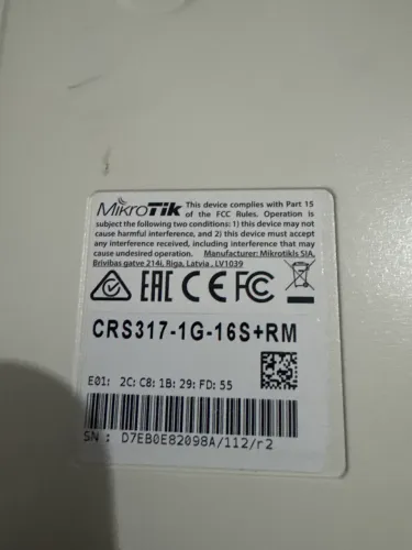 MikroTik CRS 317-1G-16S+RM