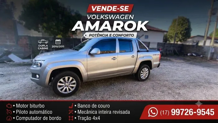 Volkswagen Amarok Trendline CD 2.0 16V TDI 4X4 Dies 2011