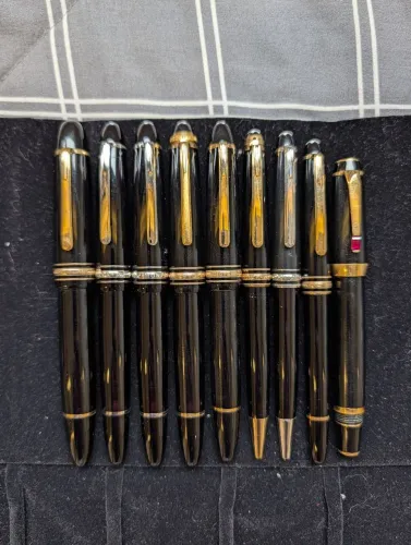 Coleção canetas Montblanc 144, 146, 149, Unicef, Platinum, 75 anos, Boheme