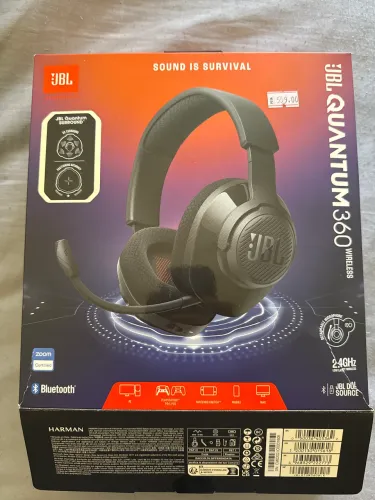 Fone JBL QUANTUM360 WIRELESS - Som 3D 