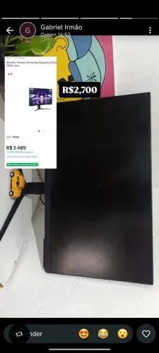 Tela Pc gamer Samsung